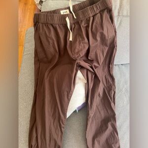 XXL brown PACT ankle pants